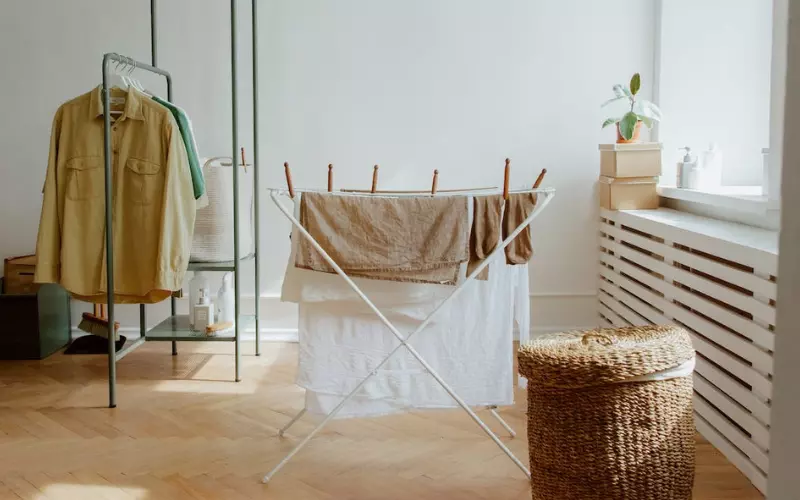 Suszenie prania w małym mieszkaniu
